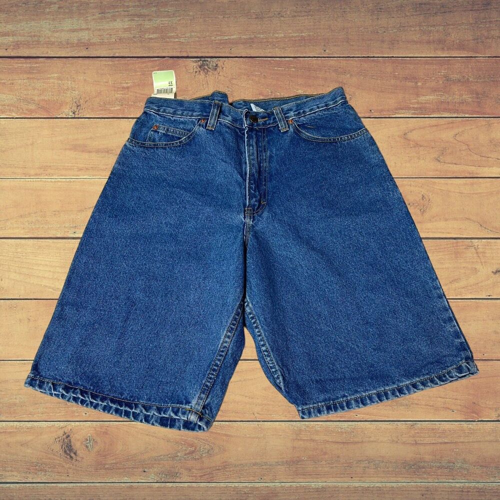 Vintage Jordache Classic Fit Jean Shorts Mens Size 32 Blue NWT Dead Stock Y2K